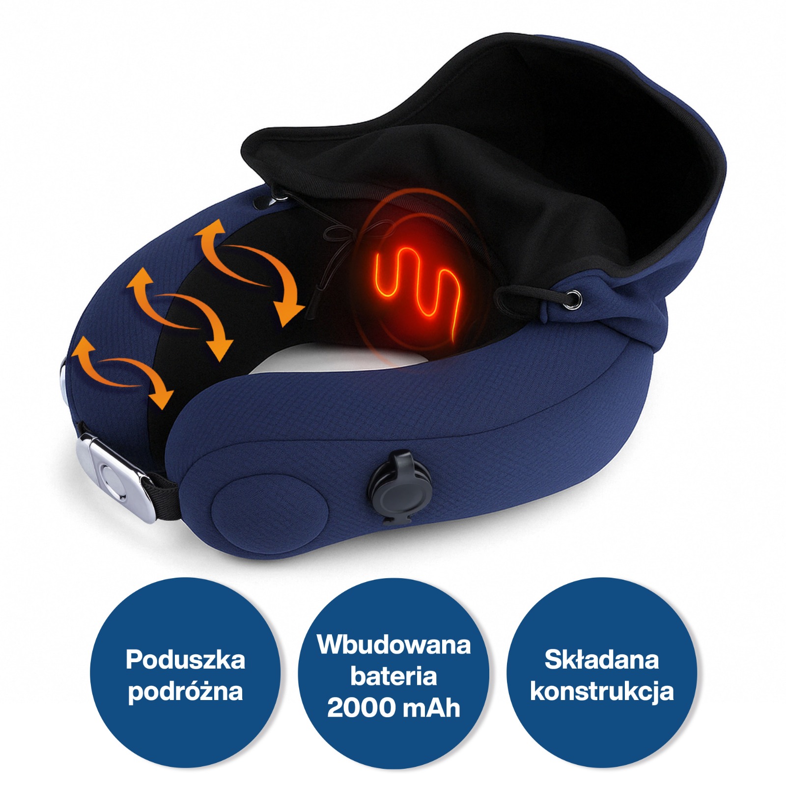 Masażer do szyi, karku, kołnierz masujący Medivon CosyGo - obrazek 5