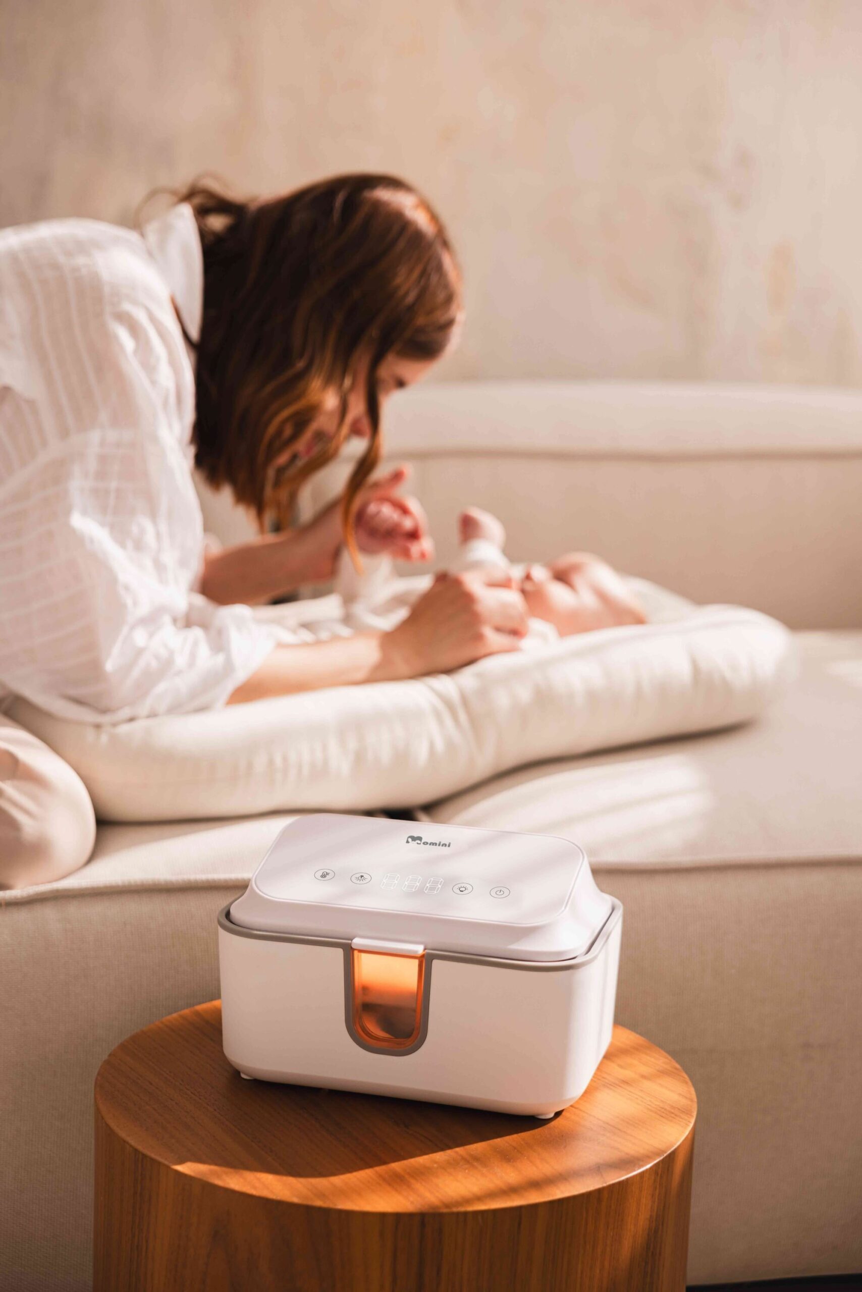 Podgrzewacz do nawilżanych chusteczek Momini WarmWipes - obrazek 5