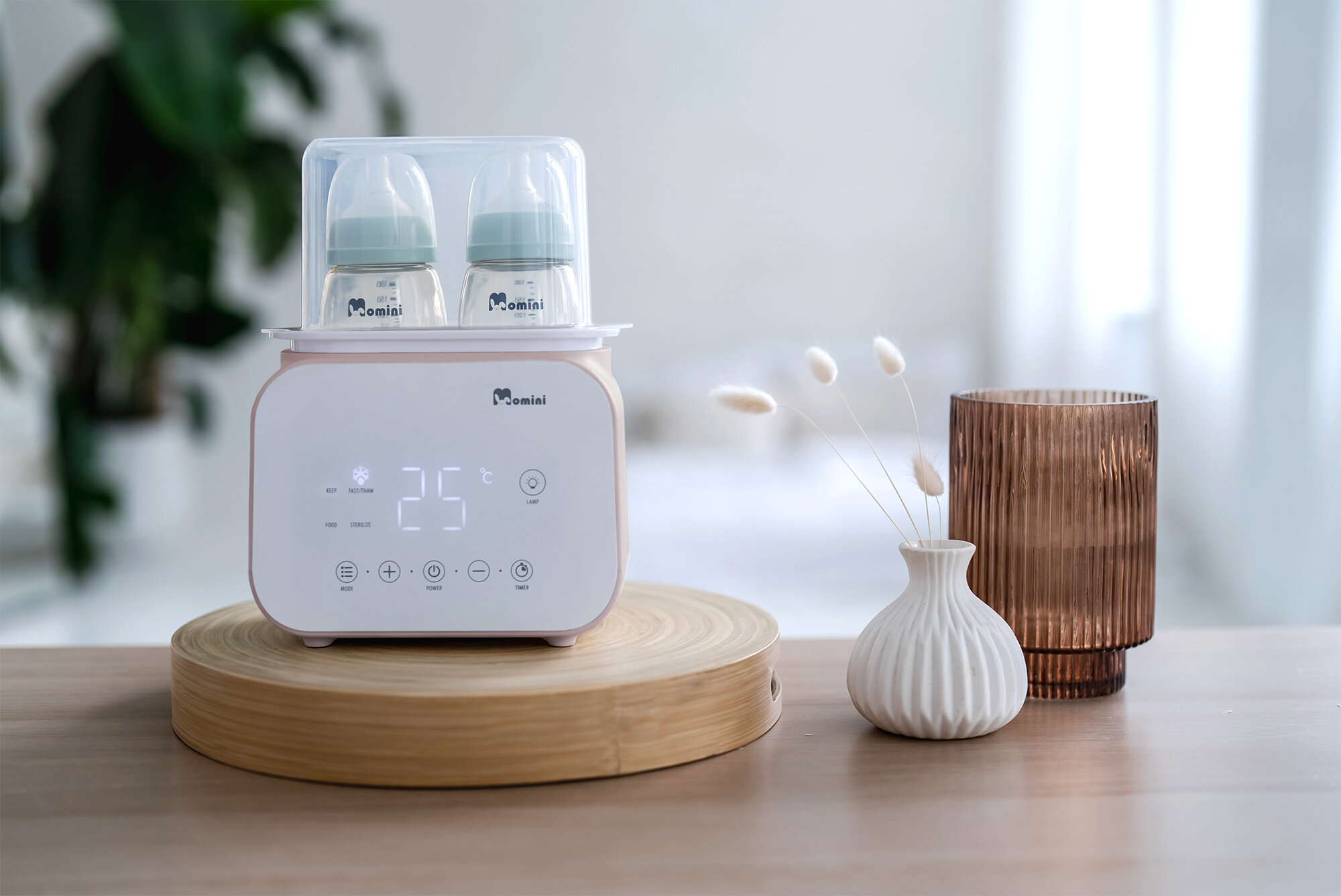 Sterylizator i podgrzewacz butelek 6w1 Momini MelloDuo - obrazek 8