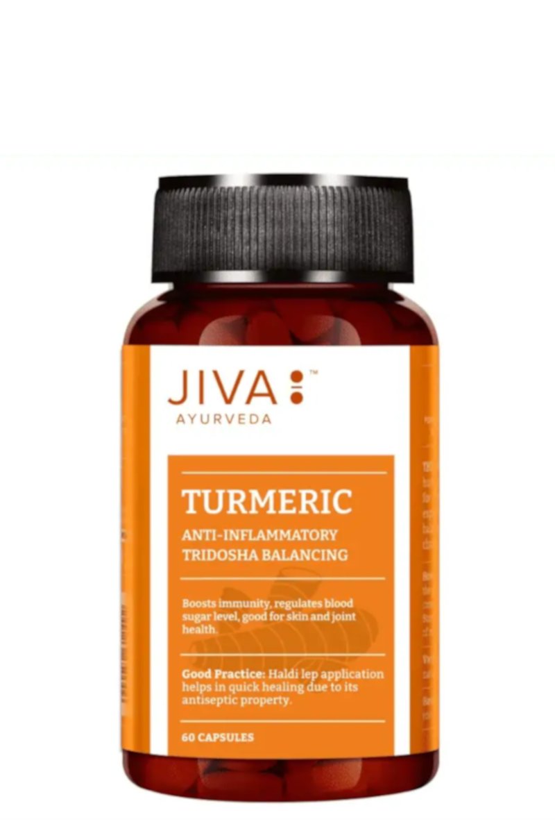 Jiva Ayurveda Turmeric – kurkuma z dodatkiem Amla – 60 kapsułek (450mg)
