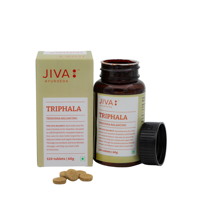 Jiva Ayurveda Triphala – trawienie i jelita – 120 tabletek