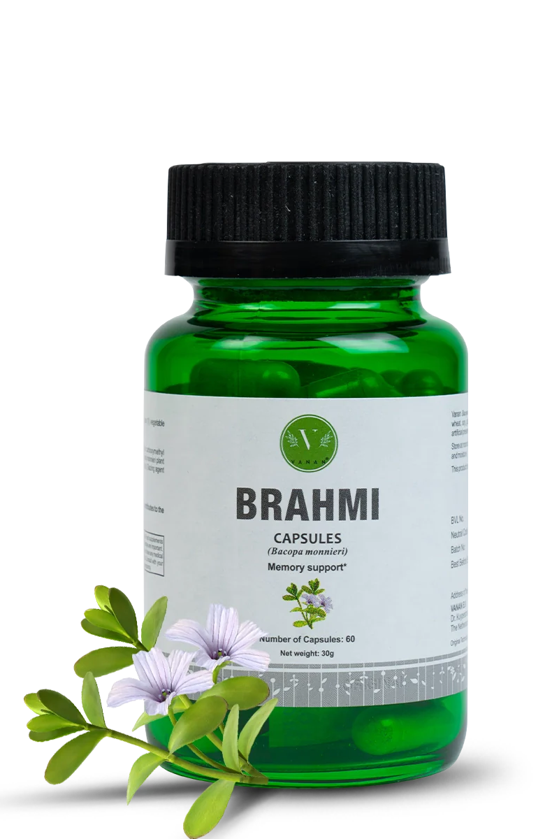 Vanan Brahmi – suplement diety na pamięć i koncentrację – 60 kapsułek